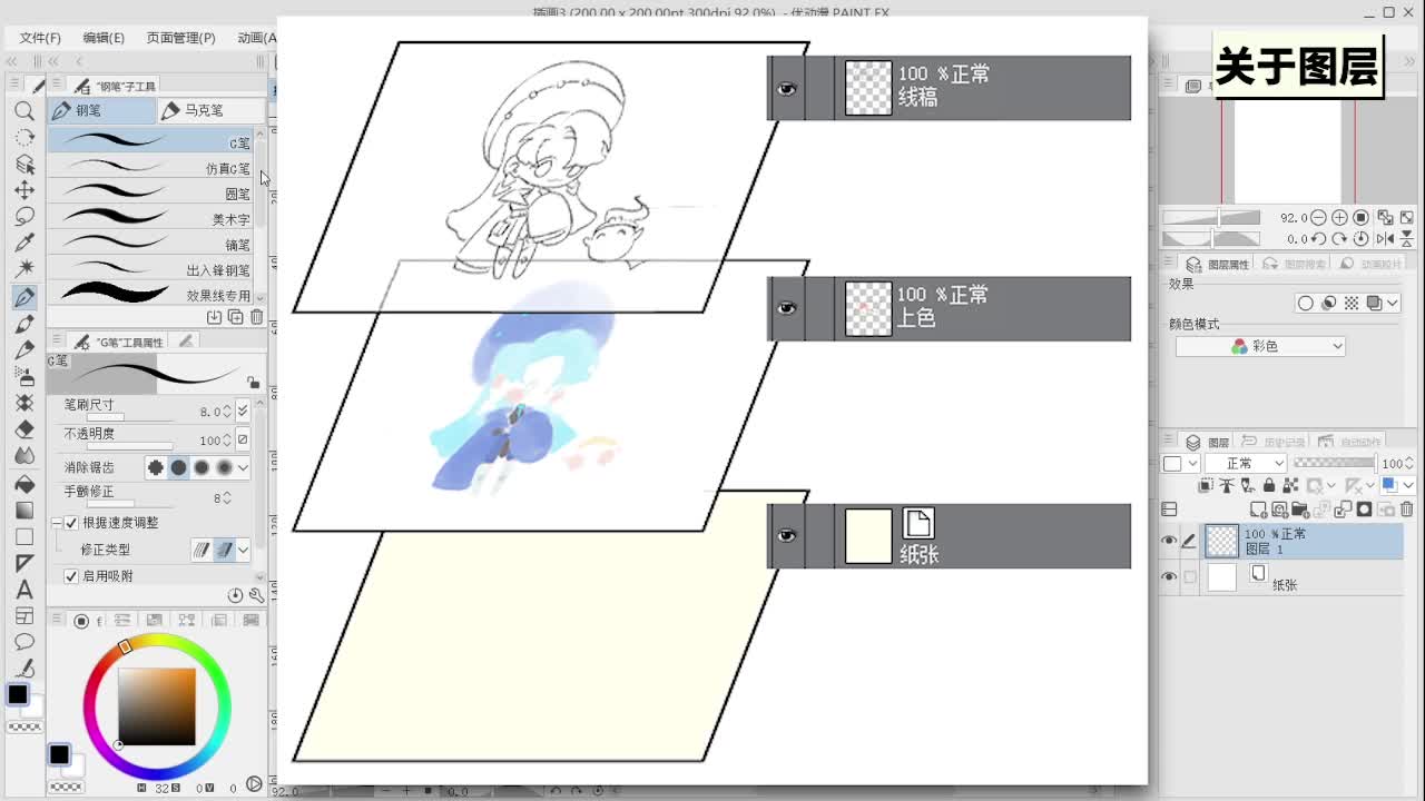第八十六课 优动漫 PAINT 插画入门 - 优动漫绘画教学-软件教学_从⼊⻔到进阶